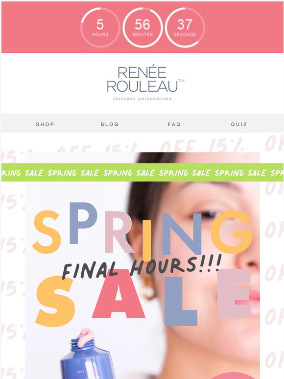 SALE ENDS TONIGHT ✨