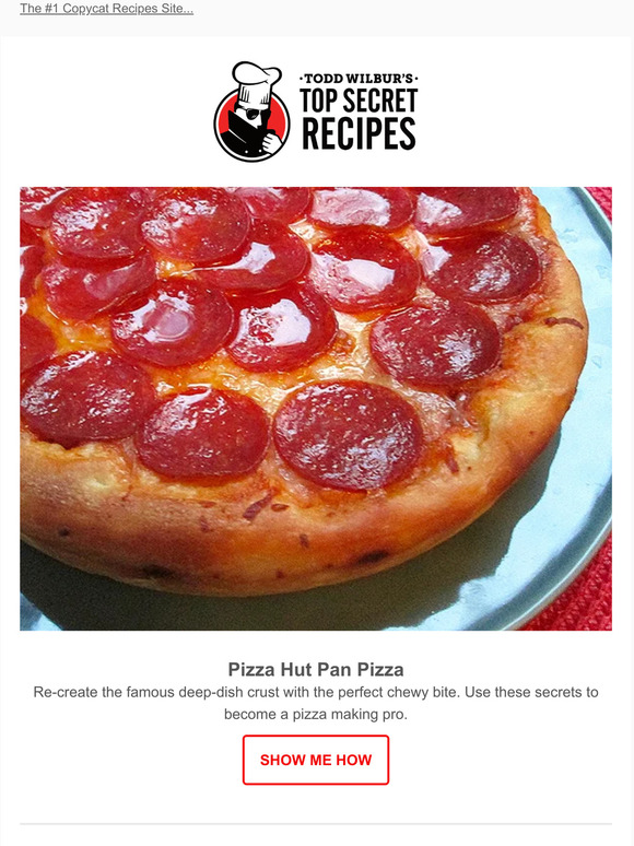 Top Secret Recipes, Inc. Make Pizza Hut Pan Pizza at Home! 🍕 Milled