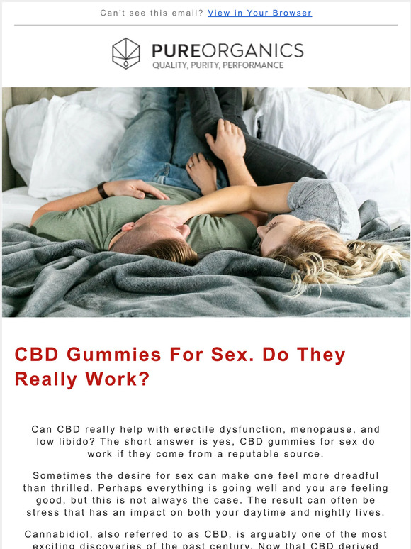 CBD Gummies For Sex