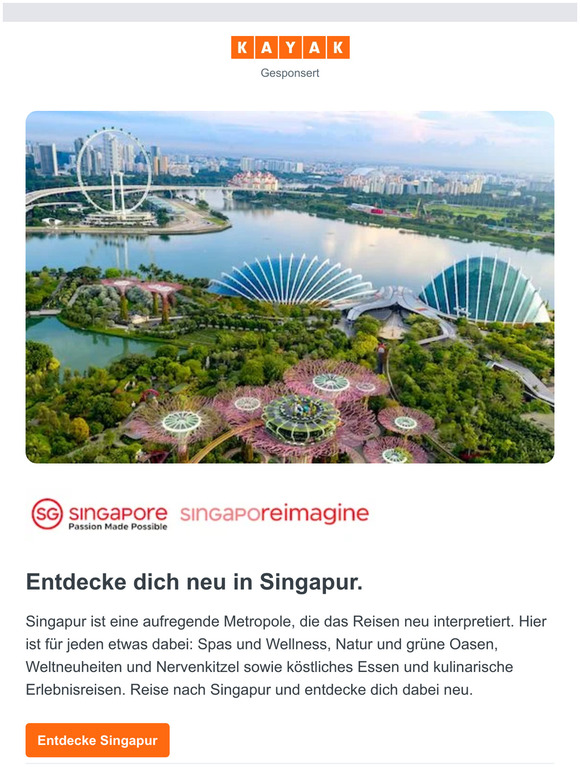 Schon mal daran gedacht, nach Singapur zu reisen?