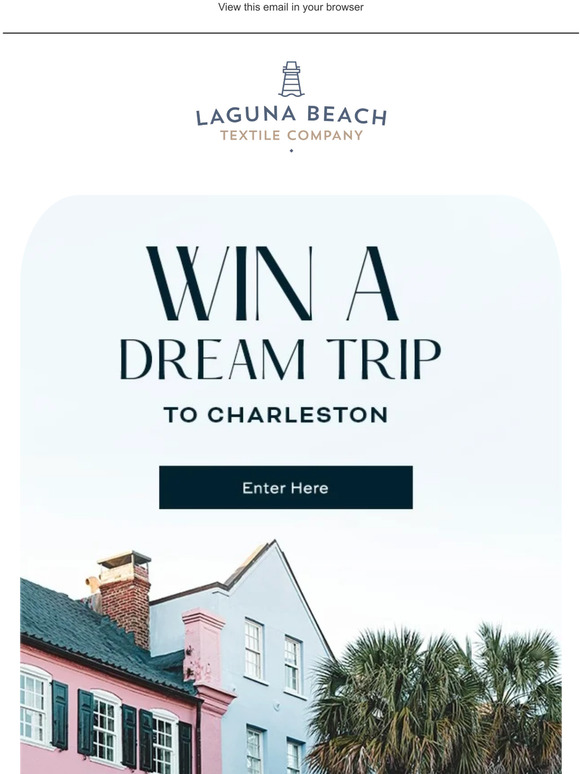 WIN A DREAM TRIP TO CHARLESTON!