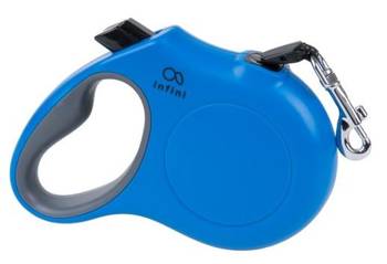 Smycz automatyczna Infini Freedom M 5 m - 15kg Niebieski