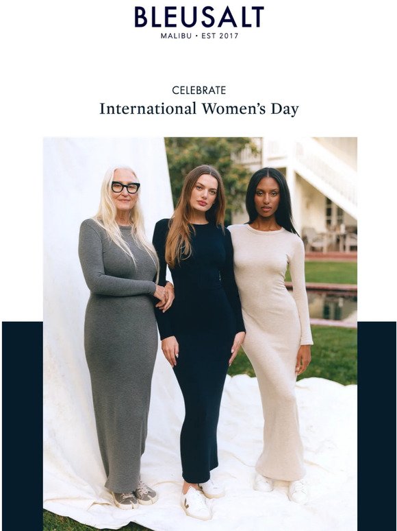 Celebrate International Women's Day with Bleusalt
