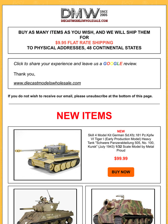 New Arrivals & Back in Stock Notification
