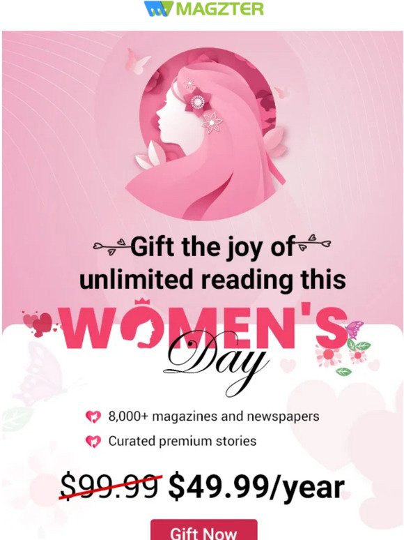 🎁 Gift the joy of unlimited reading this Women’s Day, Save 50%