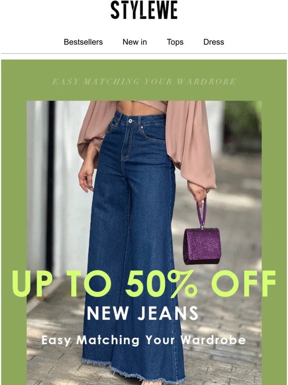 Casualwear for everyday style! Perfect savings on perfect-fit Jeans and Tops!💙