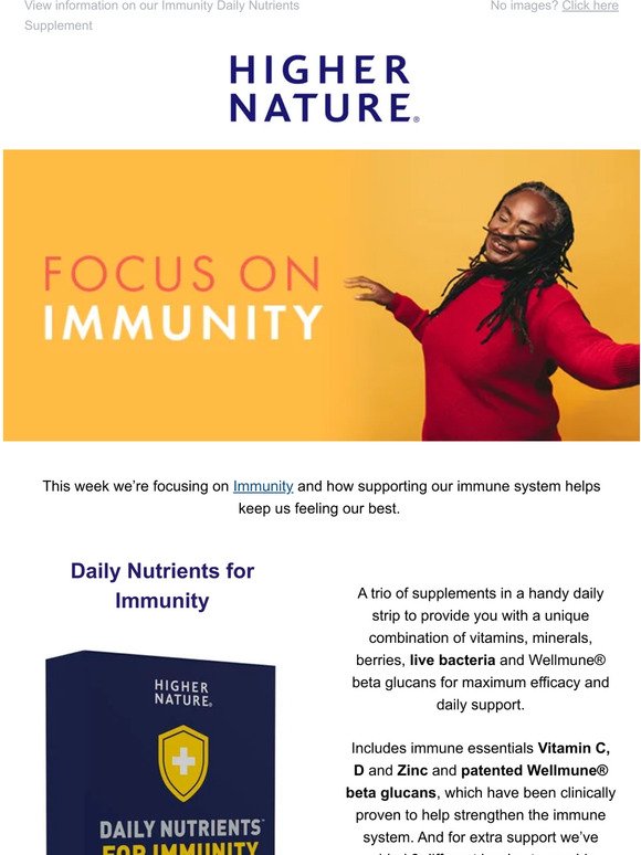 This Weeks Top Pick: Daily Nutrients For Immunity
