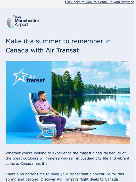All eyes on Canada with Air Transat