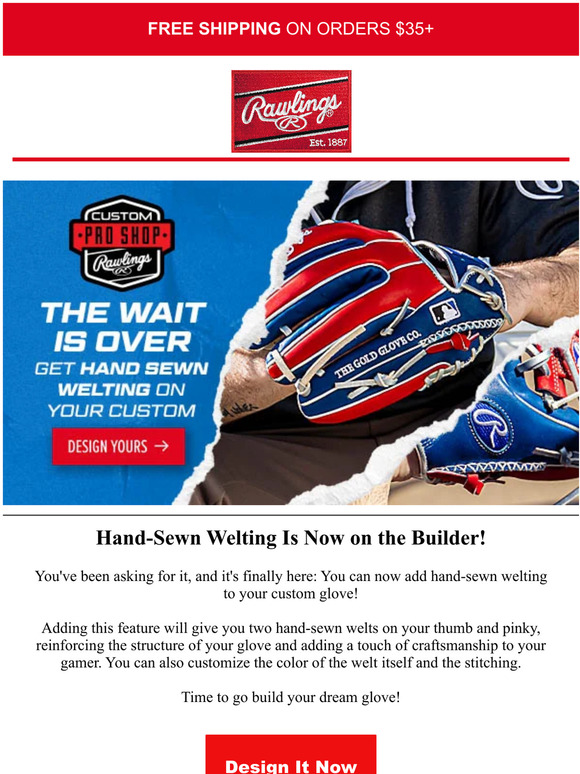 Rawlings Check Out These 2 New Features on the Builder 😍 Milled