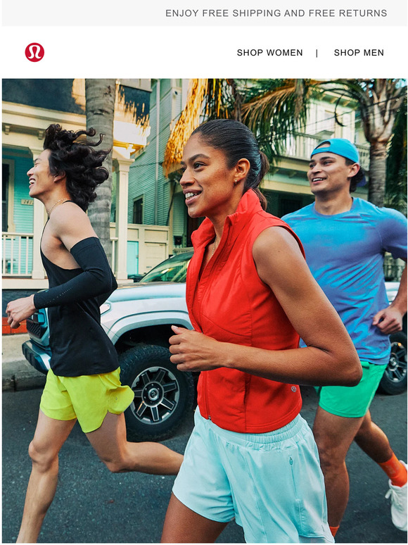 lululemon Lightweight fabrics. Best run ever. Milled