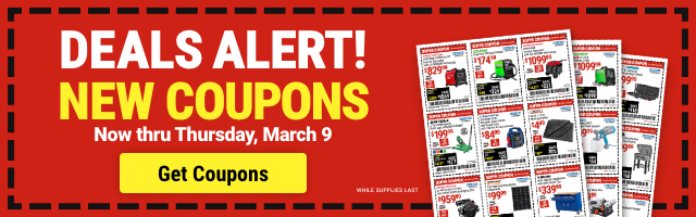 DEALS ALERT! Now thru Thursday, March 9th