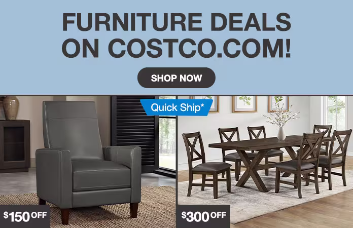 Furniture Deals on Costco.com