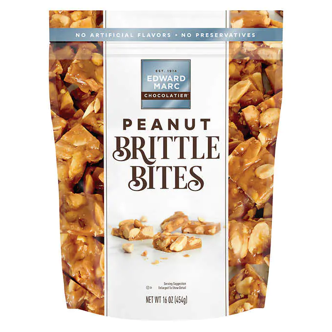 Edward Marc Chocolatier Peanut Brittle Bites
