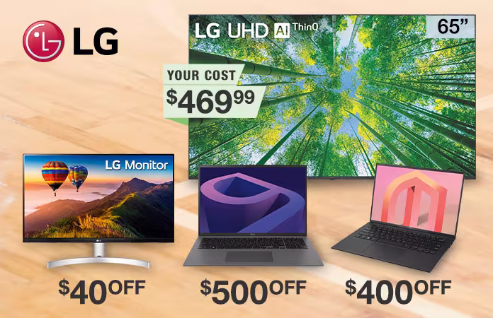 Deals on LG Electronics