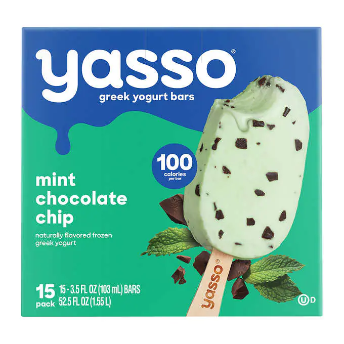 Yasso Mint Chocolate Chip Frozen Greek Yogurt Bars