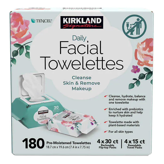Kirkland Signature Daily Facial Towelettes