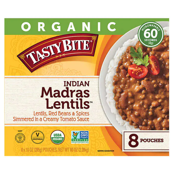 Tasty Bite Organic Indian Madras Lentils