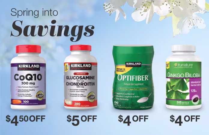 Spring into savings!