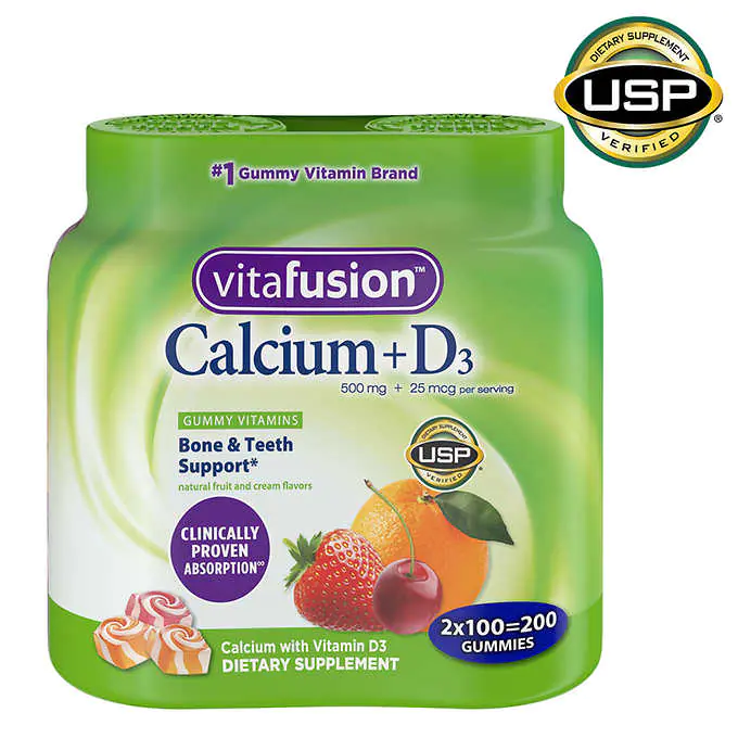 vitafusion Calcium + D3 Gummies