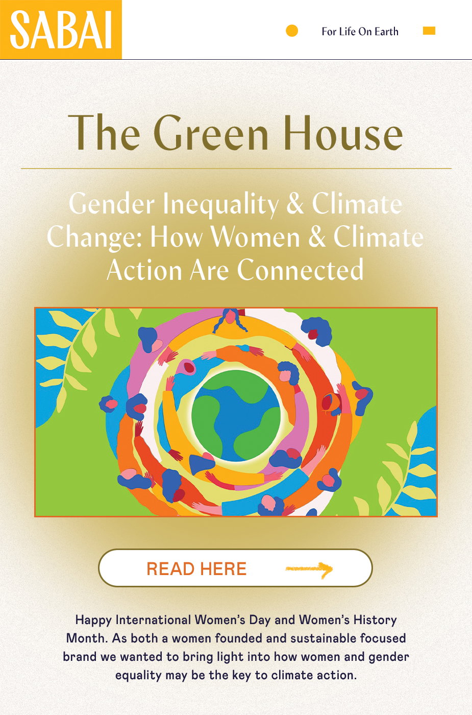 Sabai Design: Gender Inequality & Climate Change: How Women & Climate ...