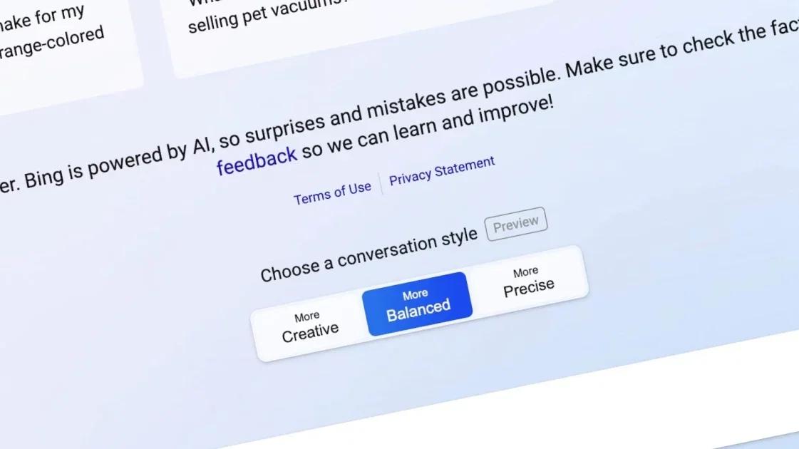 'Creative' Tone Loosens the Reins on AI-Powered Microsoft Bing