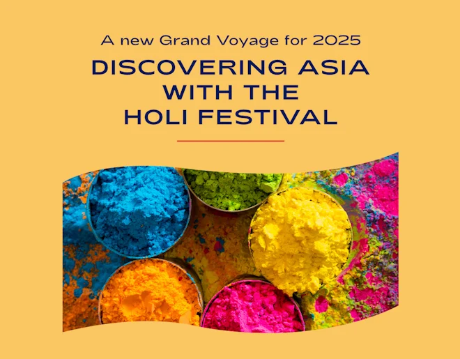 Fred Olsen Cruise Lines NEW cruise Asia with the Holi Festival in