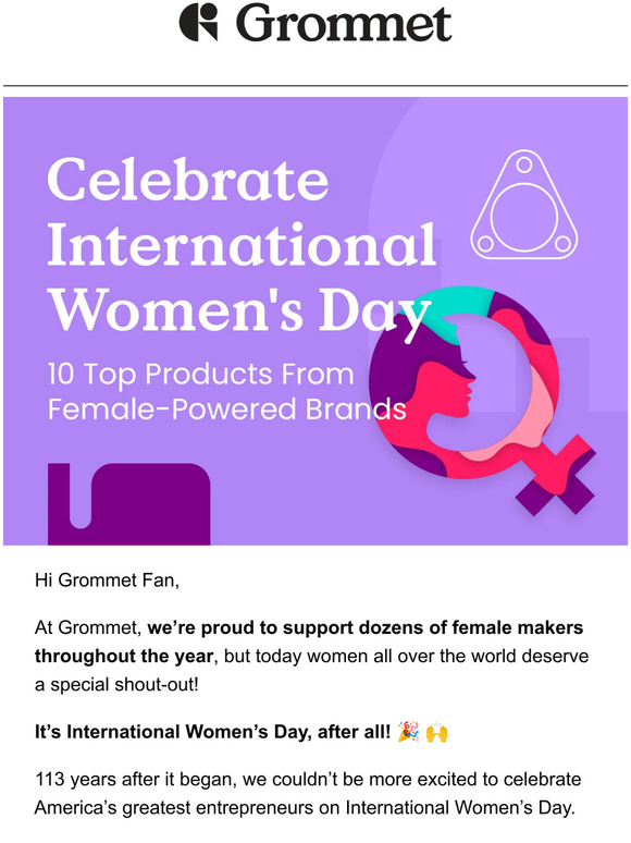 The Grommet 🙌 LimitedTime SALE Our 10 best femalecreated products