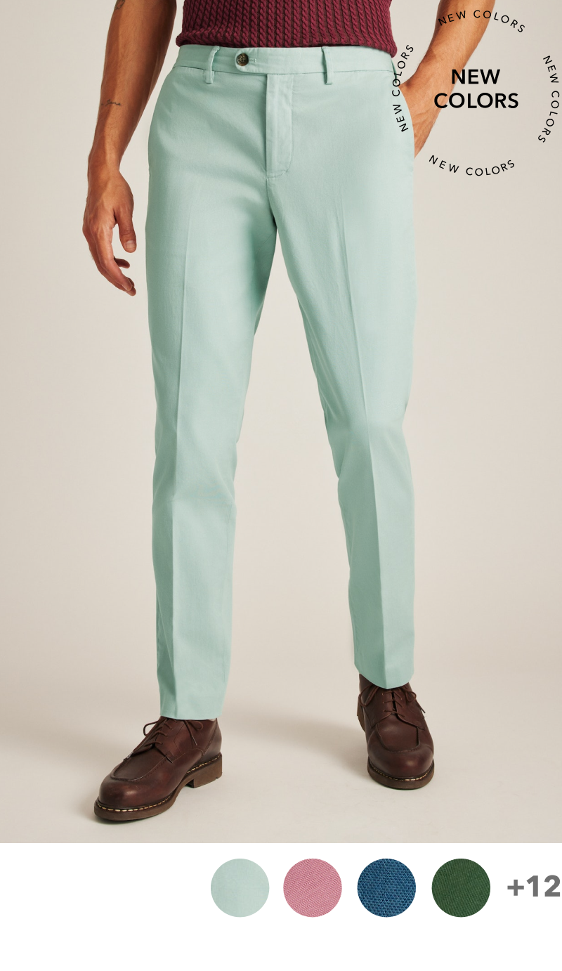 Italian Stretch Chinos Shop Now
