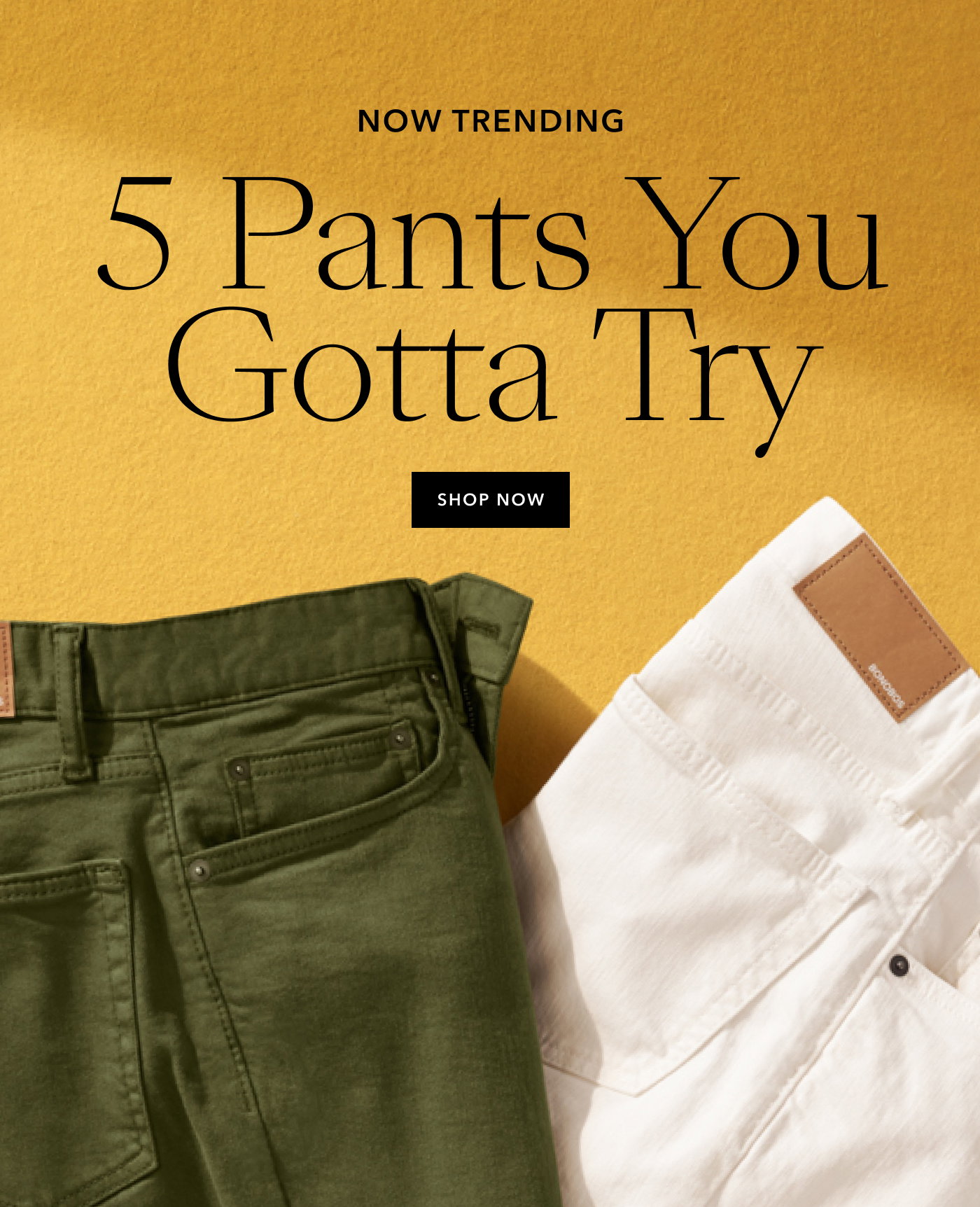 Now Trending 5 Pants You Gotta Try Shop Now