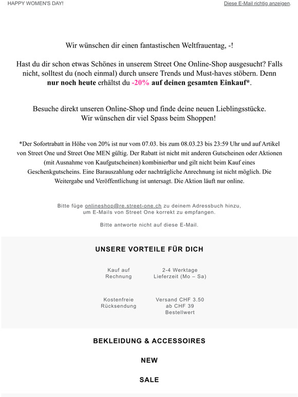 💐20% geschenkt: Nur noch heute!