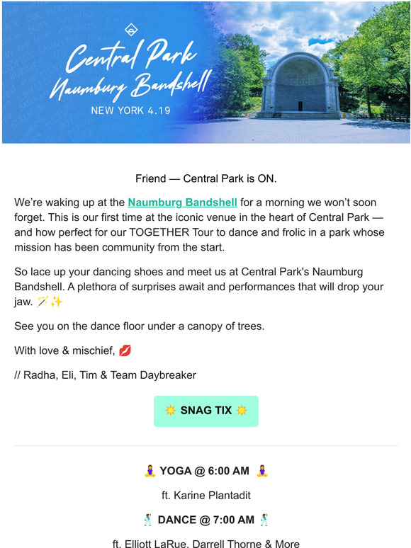 One Month 'Til We Dance 🗽🌳