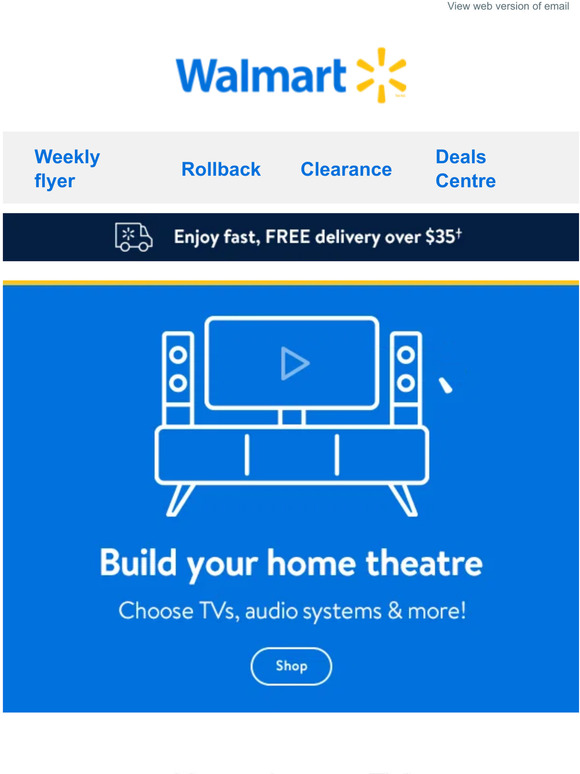 WalMart Canada Find the hottest offers on TVs & more 🔊 Milled