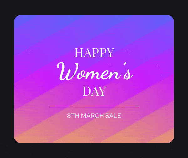 Happy Women's day!