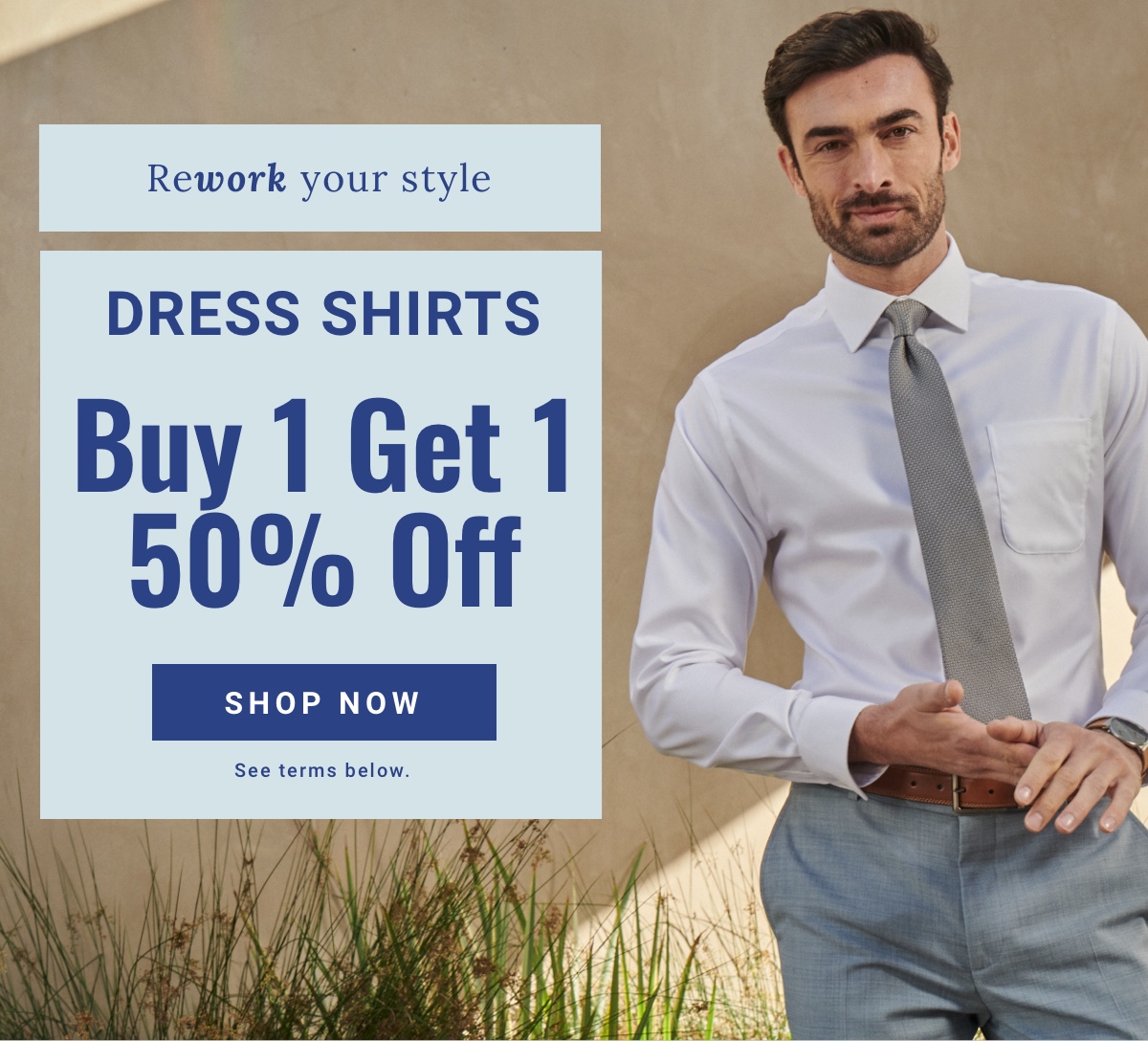 Men's Wearhouse: Dress shirts Buy 1 Get 1 50% Off | Milled