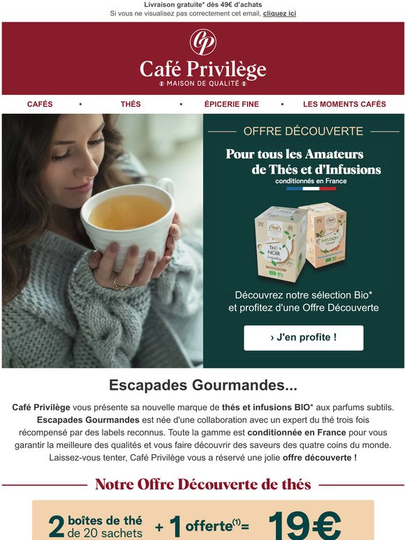 MME —, Évènement chez Café Privilège !