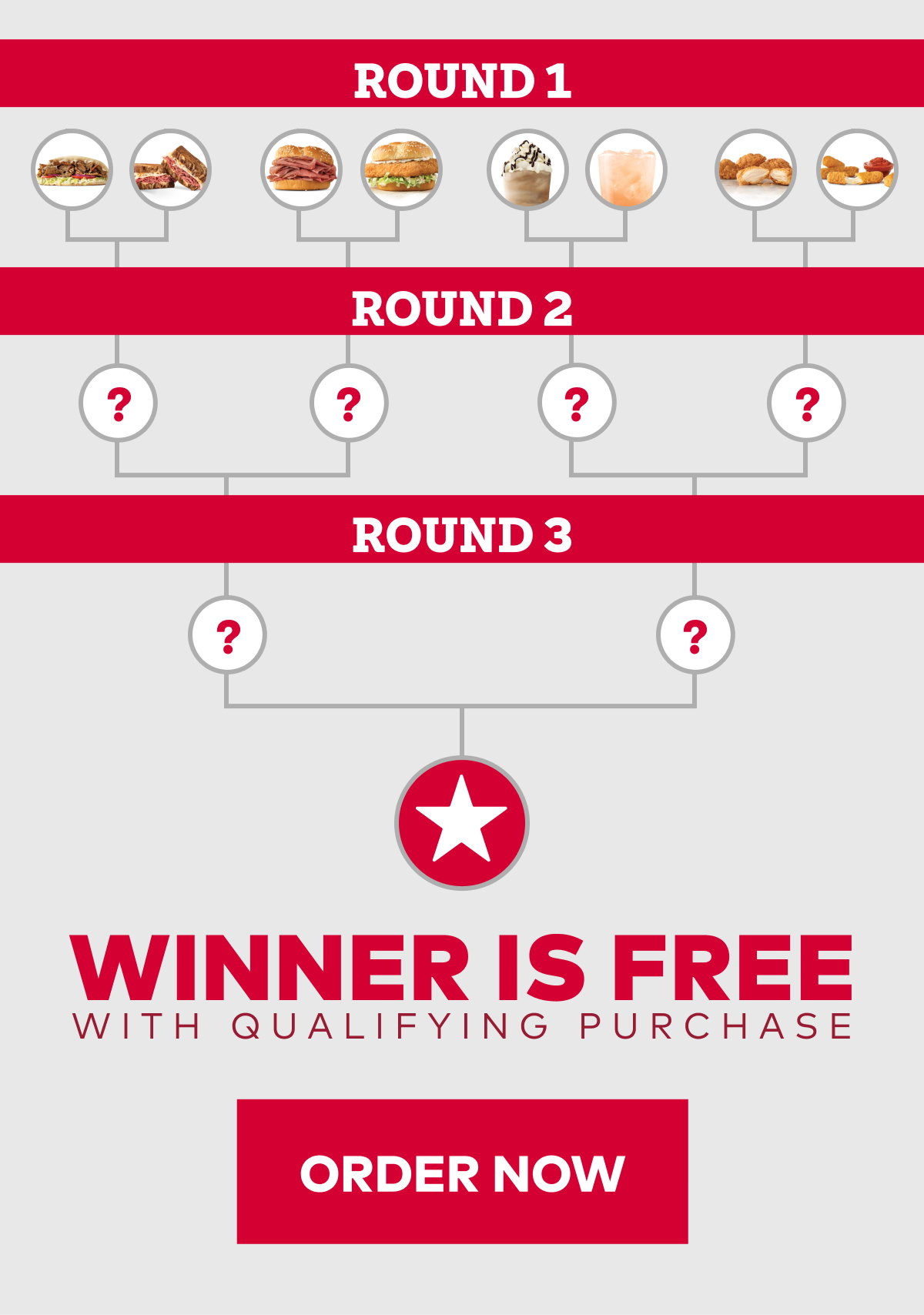 Menu Matchup bracket 