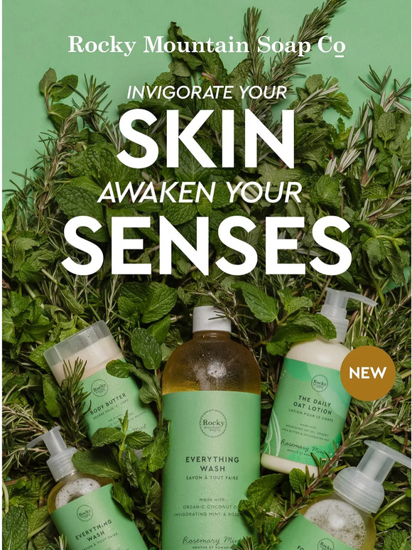 Rocky Mountain Soap Meet The Rosemary Mint LineUp Milled