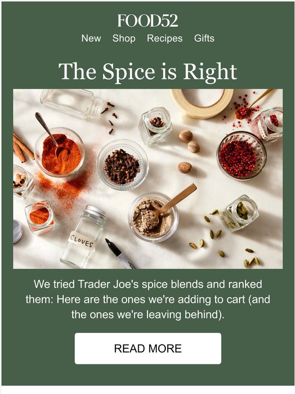 Trader Joe's spice blends + other grocery must-haves.