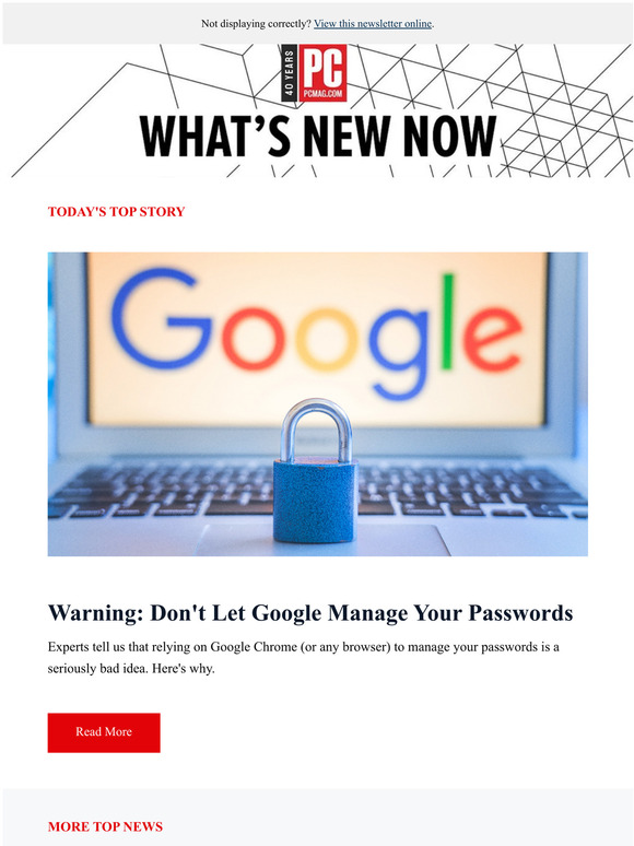 PC Mag Shop DO NOT Let Google Manage Your Passwords / Tesla Model Y