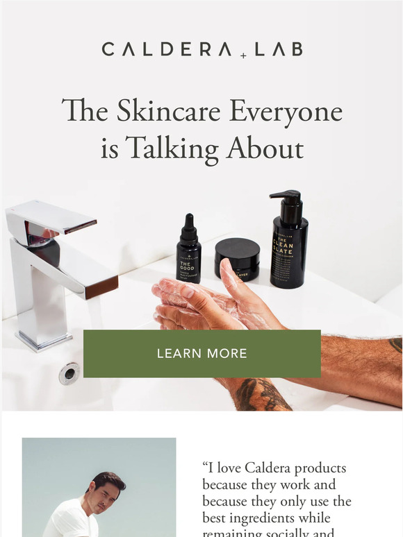 Caldera + Lab Why Guys Choose Caldera Milled