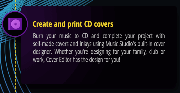 Create and print CD covers