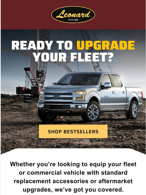 Leonard Truck Accessories Your fleet vehicles deserve the best Milled