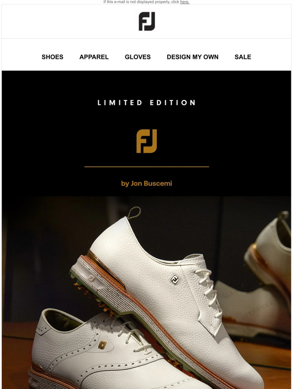 FootJoy: Limited Edition | FJ by Jon Buscemi | Milled