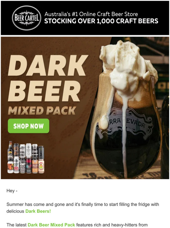 beercartel 12 Delicious Dark Beers New Mixed Pack! 🍺 🌰 Milled