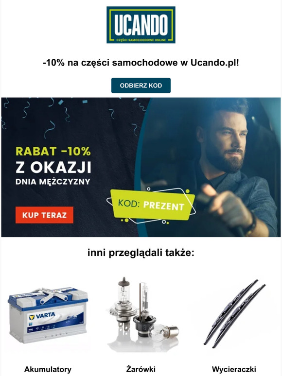 -10% na Dzień Mężczyzn w Ucando.pl