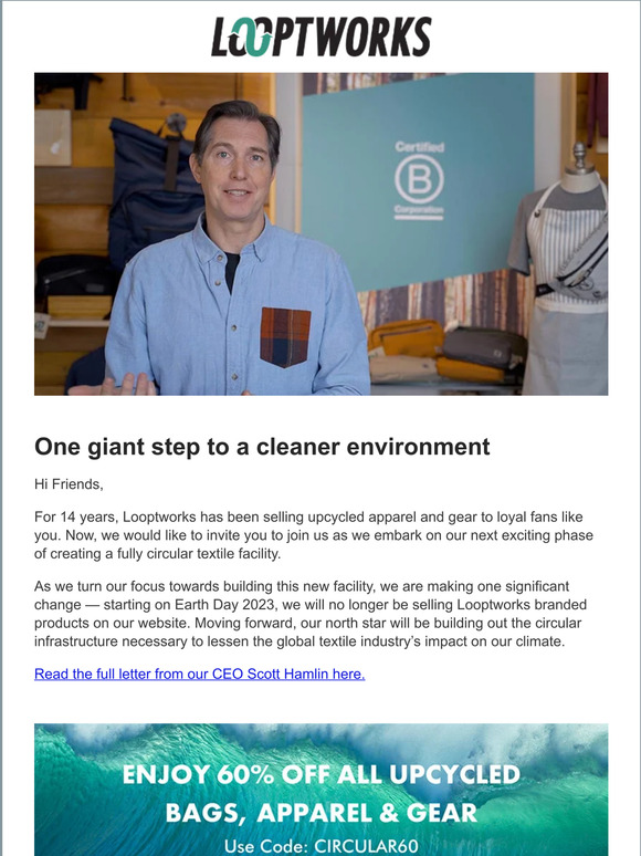 One Giant Step to a Cleaner Environment!