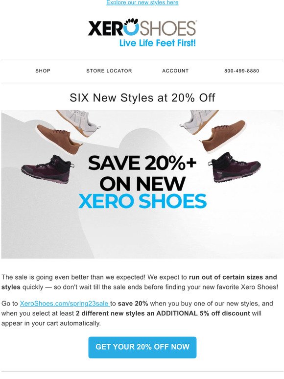 20%+ Off SIX New Xero Shoes 🤯