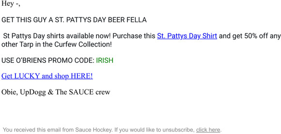 BOGO @ 50% OFF, Don't miss out!🍻☘️