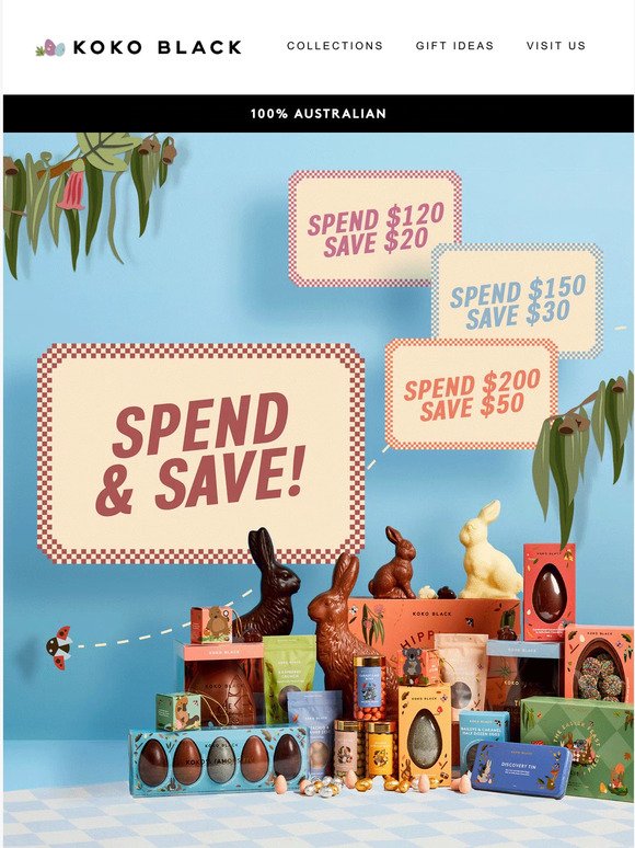 Spend & Save starts now!