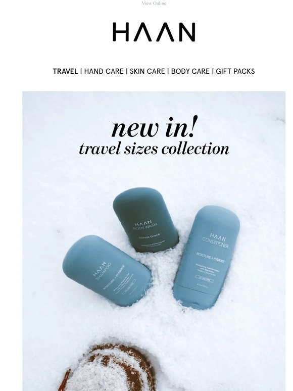 NEW IN! Travel Sizes Collection